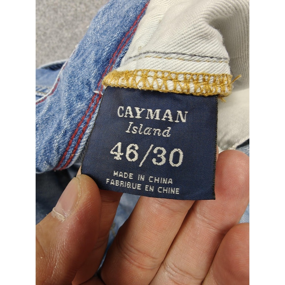 Tommy Bahama Cayman Island Jeans Mens 46x30 Light Wash Relaxed Straight Denim - Picture 7 of 15